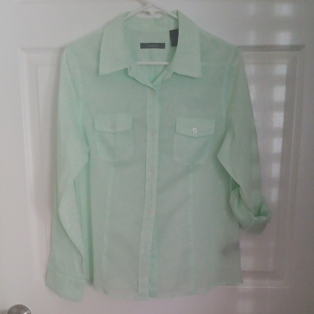 Liz Claiborne Mint Green Shirt